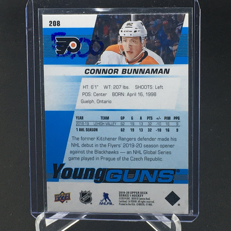 2019 UPPER DECK SERIES ONE - YOUNG GUNS - C. BUNNAMAN -