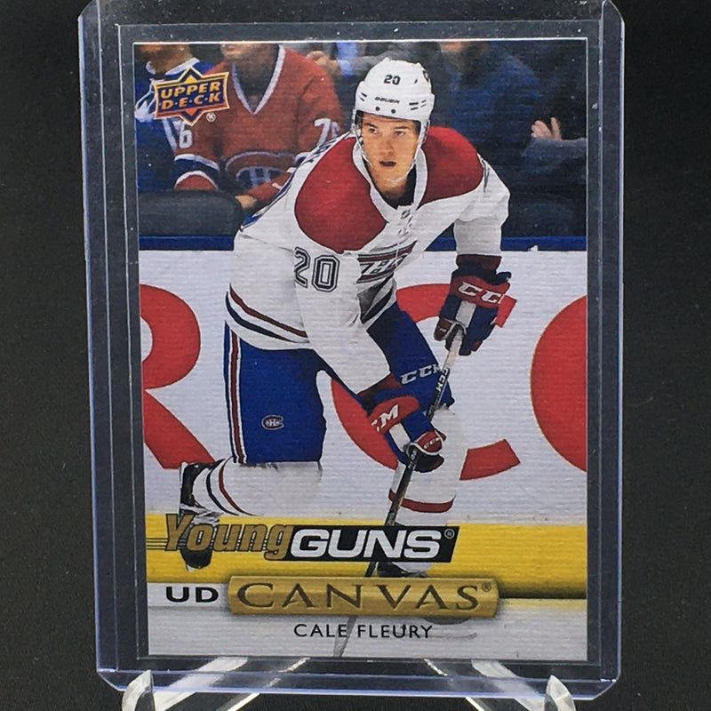 2019 UPPER DECK SERIES TWO - UD CANVAS - YOUNG GUNS - C. FLEURY -