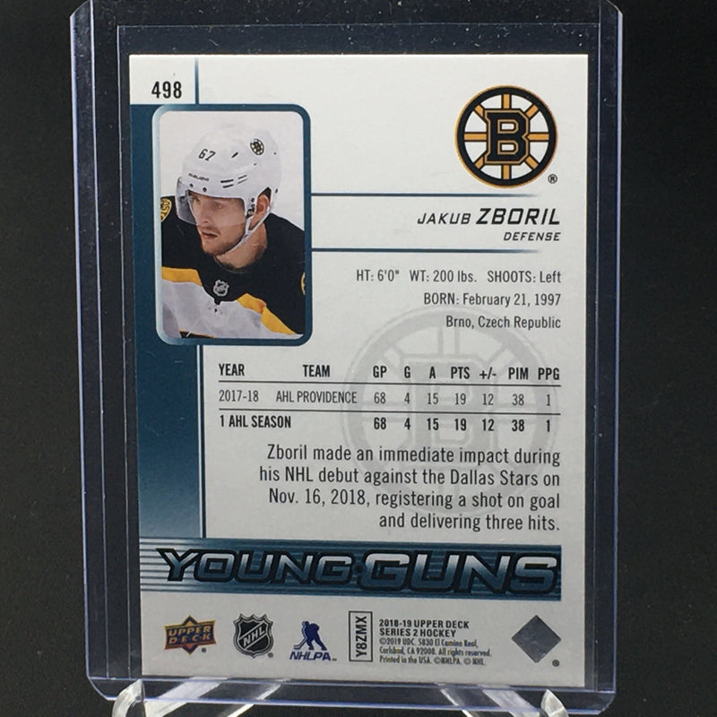 2018 UPPER DECK SERIES TWO - YOUNG GUNS - J. ZBORIL -