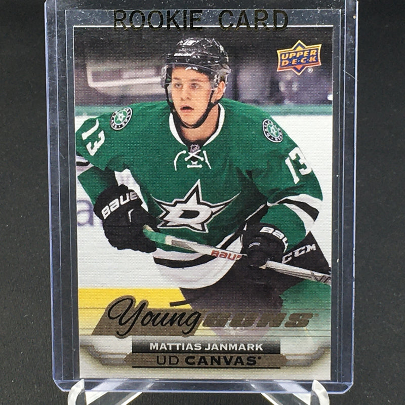 2015 UPPER DECK SERIES ONE - UD CANVAS - YOUNG GUNS - M. JANMARK -