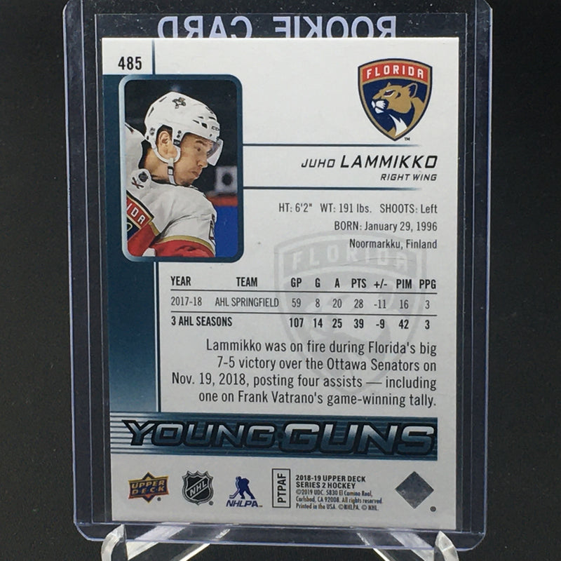 2018 UPPER DECK SERIES TWO - YOUNG GUNS - J. LAMMIKKO -
