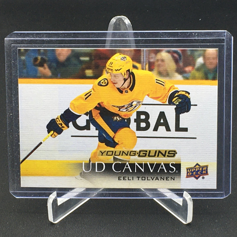 2018 UPPER DECK SERIES TWO - UD CANVAS - YOUNG GUNS - E. TOLVANEN -