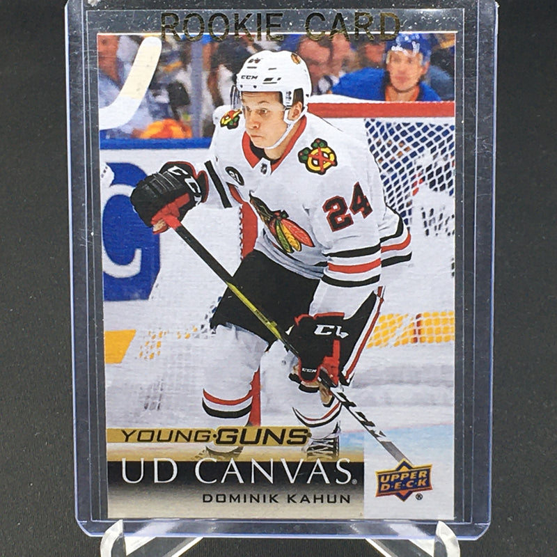 2018 UPPER DECK SERIES ONE - UD CANVAS - YOUNG GUNS - D. KAHUN -