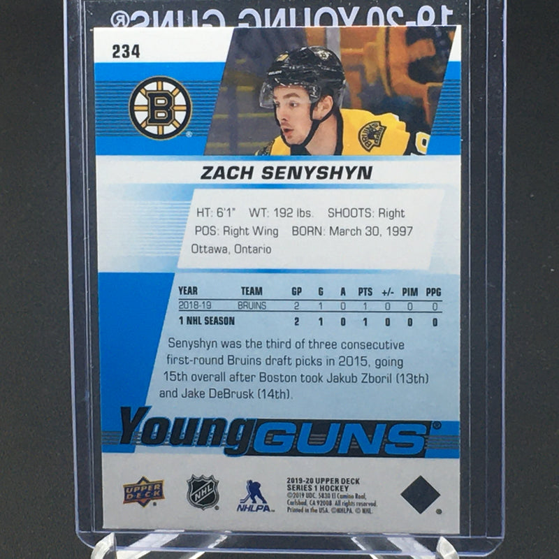 2019 UPPER DECK SERIES ONE - YOUNG GUNS - Z. SENYSHYN -
