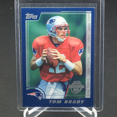 2005 TOPPS - THROWBACK PROMOS 2000 - T. BRADY - 6 OF 7