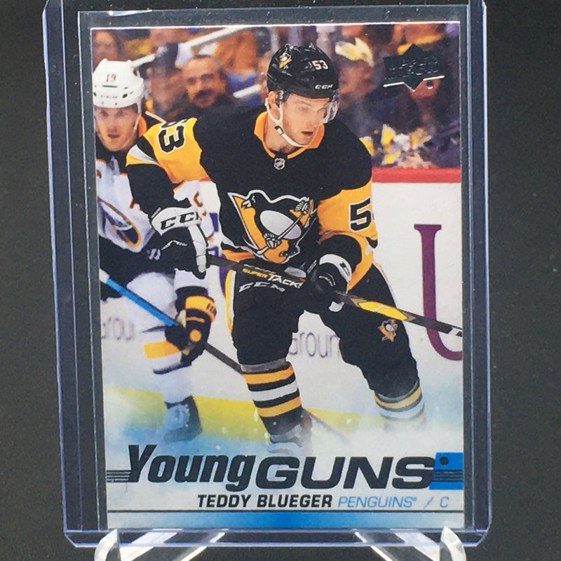 2019 UPPER DECK SERIES ONE - YOUNG GUNS - T. BLUEGER -