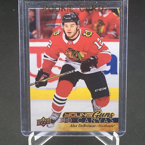2017 UPPER DECK SERIES ONE - UD CANVAS - YOUNG GUNS - A. DeBRINCAT - #C114 - RC
