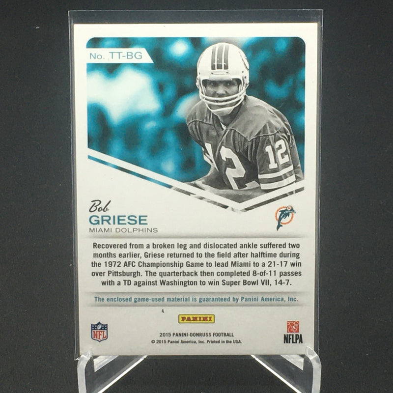 2015 PANINI DONRUSS - THROWBACK THREADS - B. GRIEASE -