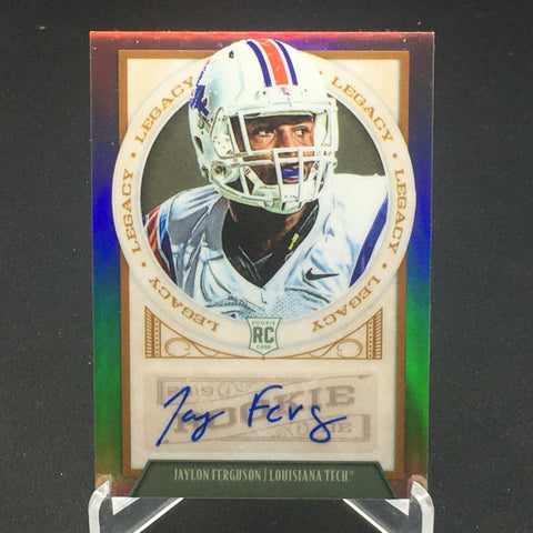 2019 PANINI LEGACY - SILVER PRIZM - J. FERGUSON - #173 - AUTOGRAPH - RC