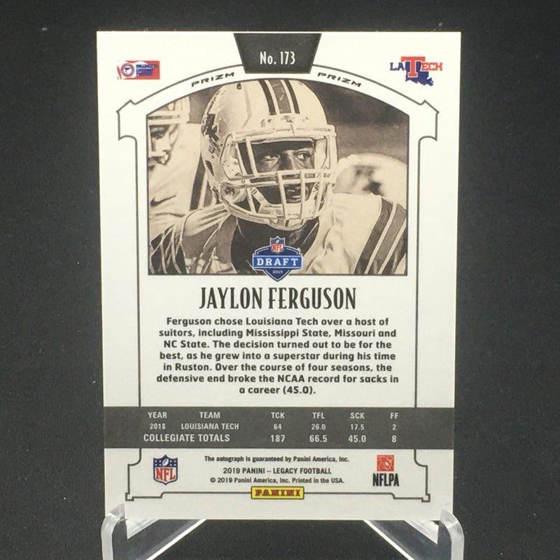 2019 PANINI LEGACY - SILVER PRIZM - J. FERGUSON -