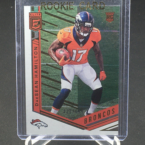 2018 PANINI DONRUSS ELITE - WHITE - D. HAMILTON - #184 - #'D/699 - RC