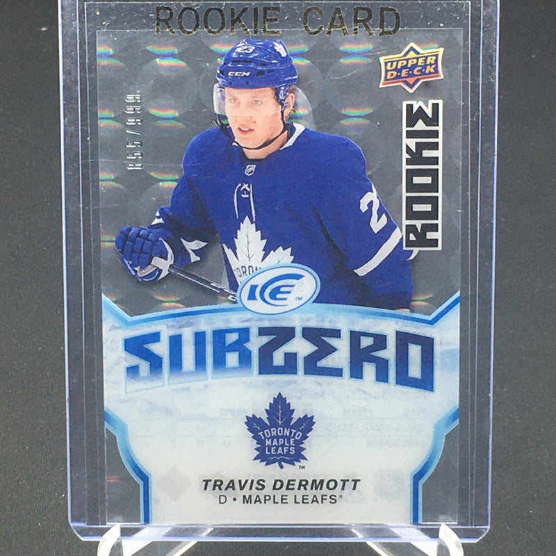 2018 UPPER DECK ICE - SUBZERO ROOKIES - SELECT YOUR PLAYER