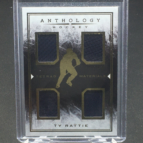 2014 PANINI ANTHOLOGY - TETRAD MATERIALS - T. RATTIE - #TM-17 - #'D/199 - QUAD RELIC