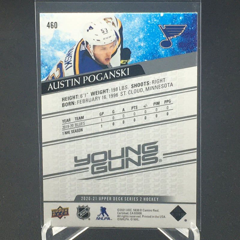 2020 UPPER DECK SERIES TWO - YOUNG GUNS - A. POGANSKI -