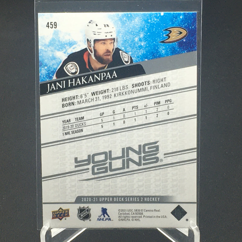 2020 UPPER DECK SERIES TWO - YOUNG GUNS - J. HAKANPAA -