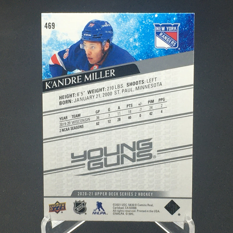 2020 UPPER DECK SERIES TWO - YOUNG GUNS - K. MILLER -