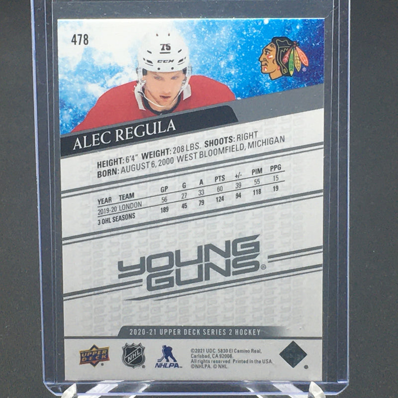 2020 UPPER DECK SERIES TWO - YOUNG GUNS - A. REGULA -