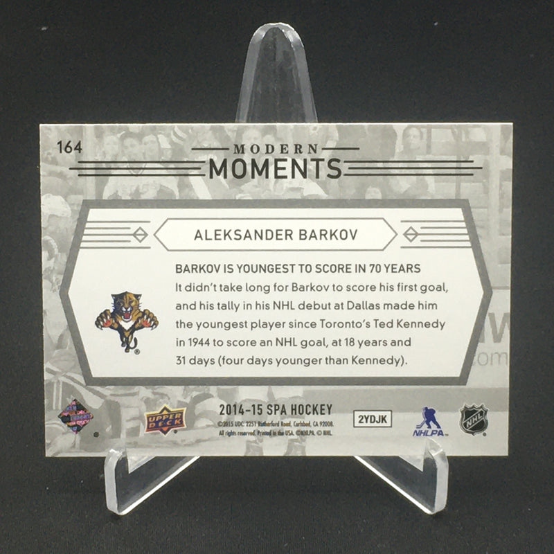 2014 UPPER DECK SP AUTHENTIC - MODERN MOMENTS - A. BARKOV -