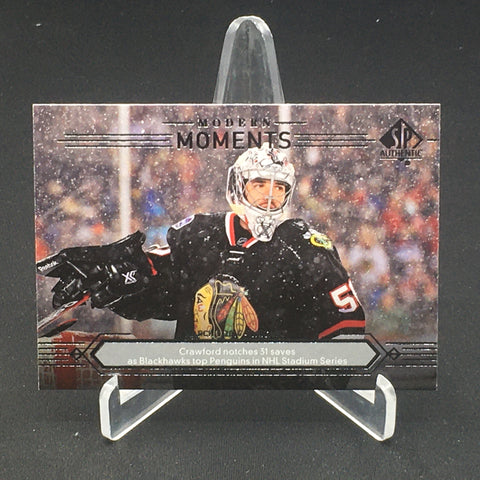 2014 UPPER DECK SP AUTHENTIC - MODERN MOMENTS - COREY CRAWFORD - #155