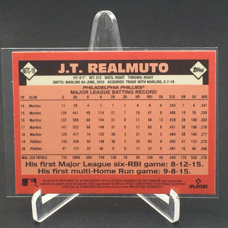 2021 TOPPS CHROME - 35TH ANNIVERSARY - J. REALMUTO -