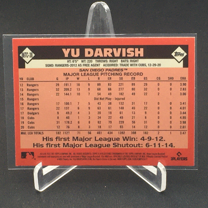 2021 TOPPS CHROME - 35TH ANNIVERSARY - Y. DARVISH -