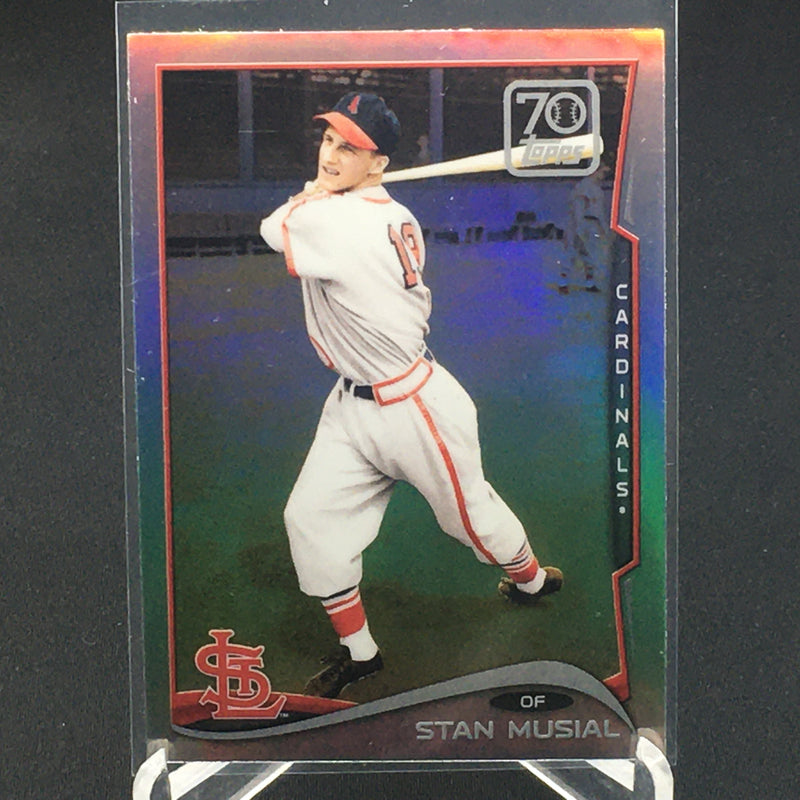 2021 TOPPS CHROME - 70 YEARS OF TOPPS BASEBALL - S. MUSIAL -