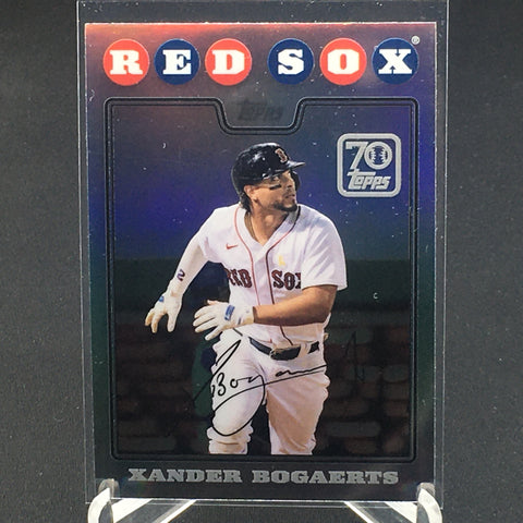2021 TOPPS CHROME - 70 YEARS OF TOPPS BASEBALL - Z. BOGAERTS - #70YTC-58