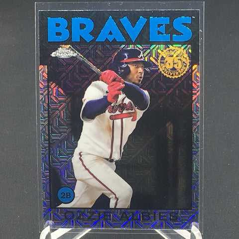 2021 TOPPS CHROME - 35TH ANNIVERSARY - O. ALBIES - #86TC-35