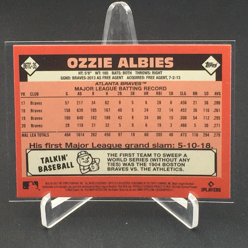 2021 TOPPS CHROME - 35TH ANNIVERSARY - O. ALBIES -