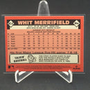 2021 TOPPS CHROME - 35TH ANNIVERSARY - W. MERRIFIELD -