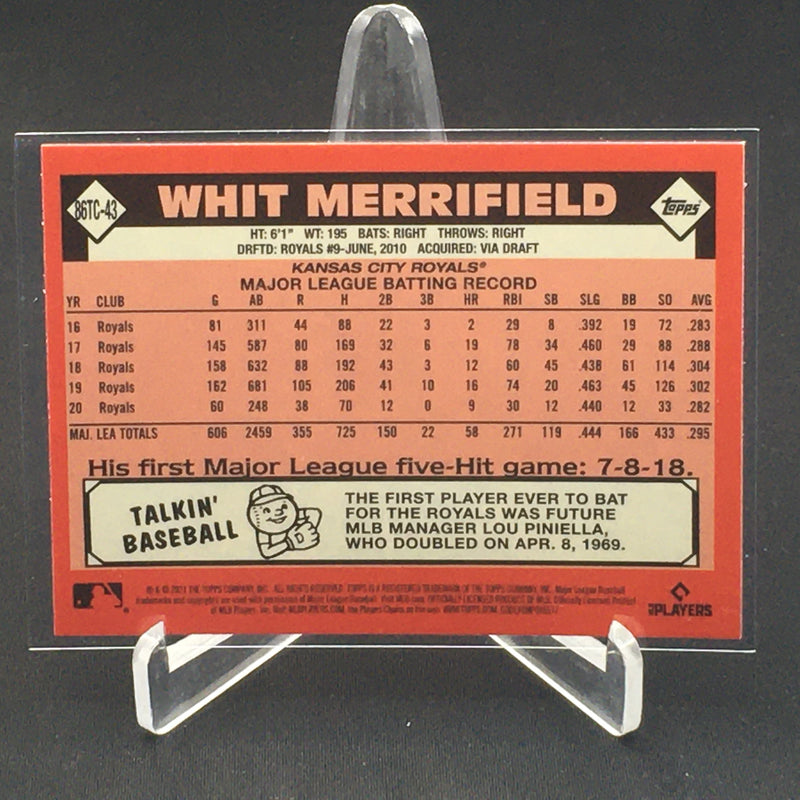 2021 TOPPS CHROME - 35TH ANNIVERSARY - W. MERRIFIELD -