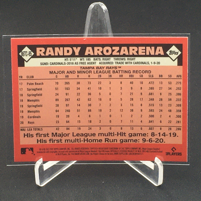 2021 TOPPS CHROME - 35TH ANNIVERSARY - R. AROZARENA -