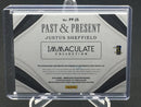 2019 PANINI IMMACULATE COLLECTION - PAST AND PRESENT - J. SHEFFIELD - #PP-JS - #'D/25 - AUTO/PATCH