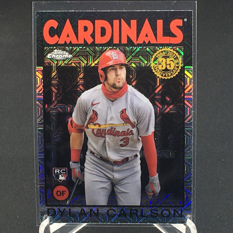 2021 TOPPS CHROME - 35TH ANNIVERSARY - D. CARLSON - #86TC-84 - RC