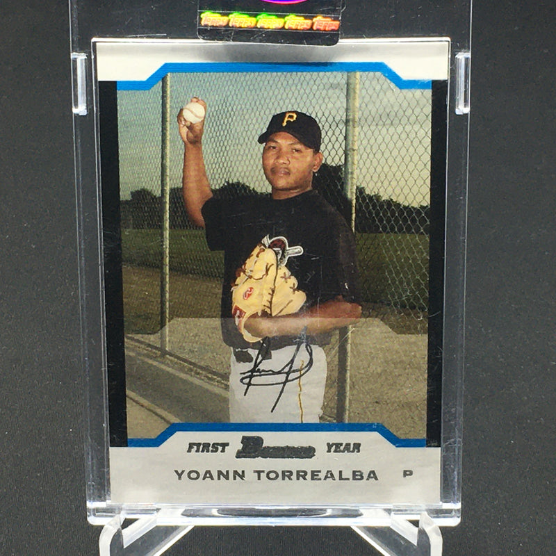2004 TOPPS UNCIRCULATED - FIRST BOWMAN YEAR - Y. TORREALBA - #246 - #'D/245