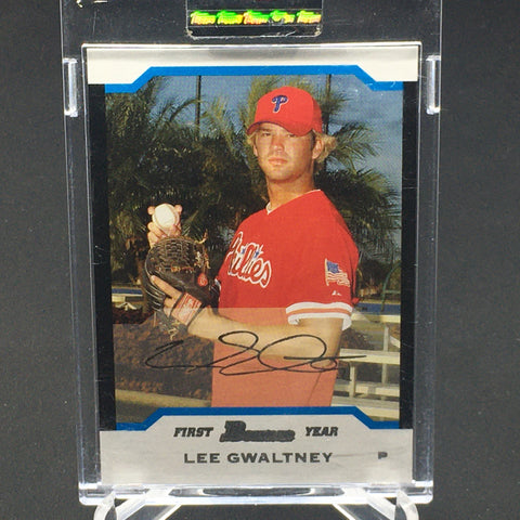 2004 TOPPS UNCIRCULATED - FIRST BOWMAN YEAR - L. GWALTNEY - #245 - #'D/245