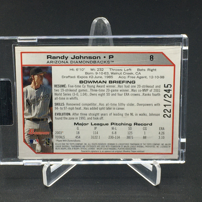2004 TOPPS UNCIRCULATED - FIRST BOWMAN YEAR - R. JOHNSON - #8 - #'D/245