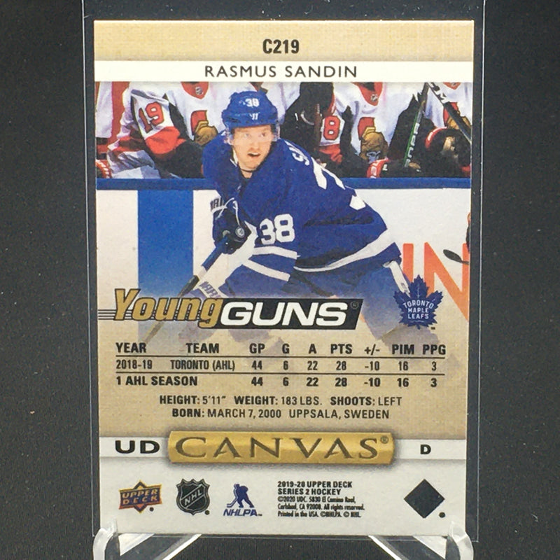 2019 UPPER DECK SERIES TWO - YOUNG GUNS - R. SANDIN -