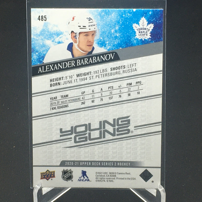 2020 UPPER DECK SERIES TWO - YOUNG GUNS - A. BARABANOV -
