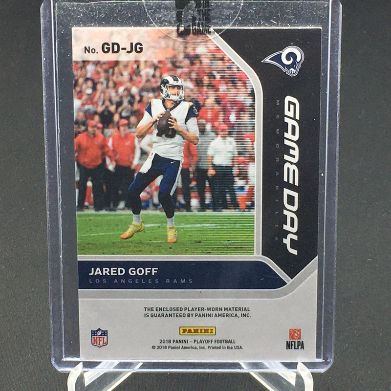 2018 PANINI PLAYOFF - GAME DAY - J. GOFF -