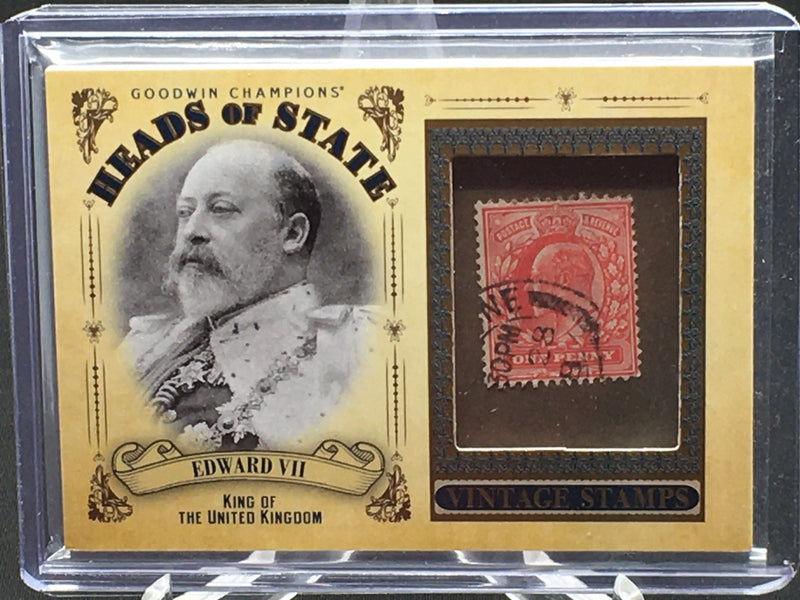 2020 UPPER DECK GOODWIN CHAMPIONS - HEAD OF STATE - EDWARD VII -