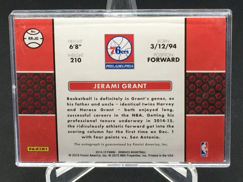 2014 PANINI DONRUSS - RATED ROOKIE - J. GRANT -