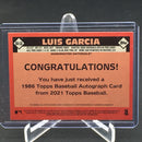 2021 TOPPS - 35TH ANNIVERSARY - L. GARCIA -