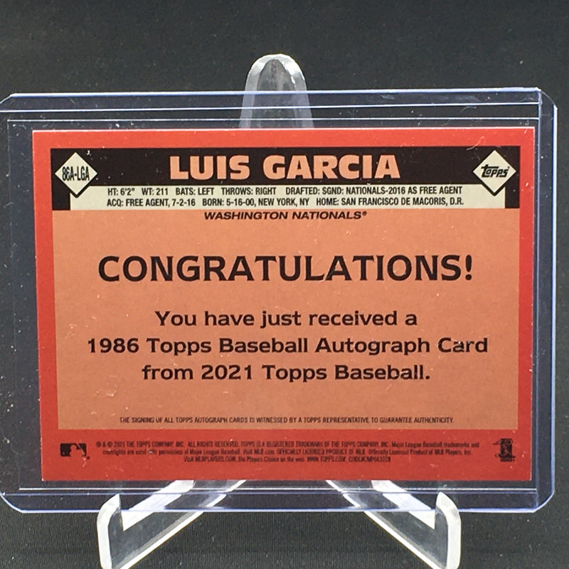 2021 TOPPS - 35TH ANNIVERSARY - L. GARCIA -