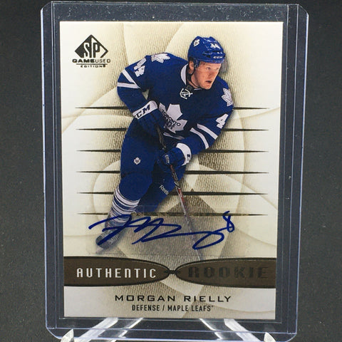 2013 UPPER DECK SP GAME USED - AUTHENTIC ROOKIE - M. RIELLY - #189 - AUTOGRAPH - RC