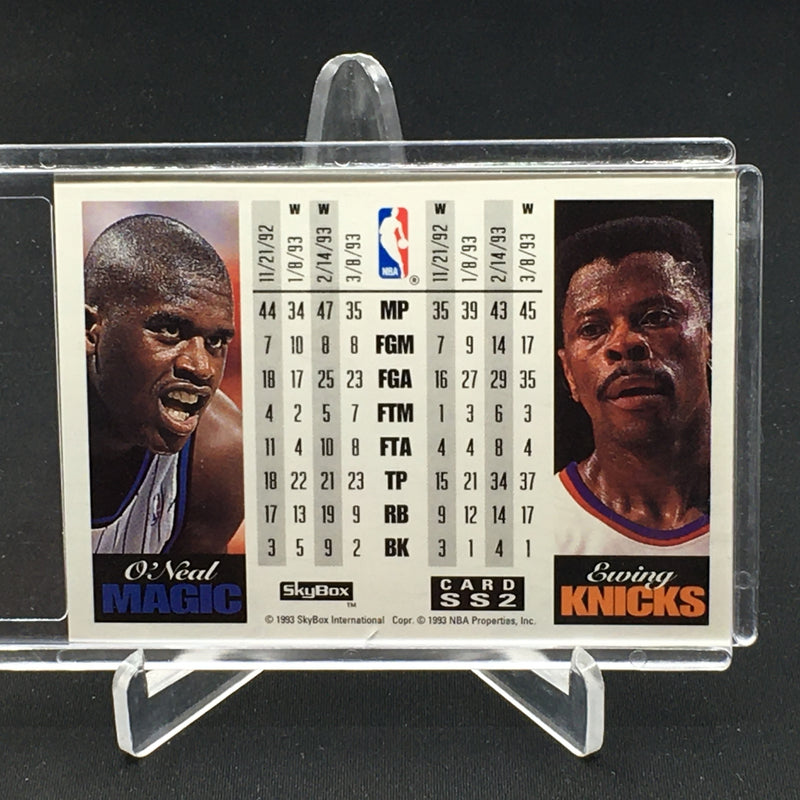 1993 SKYBOX - SHOWDOWN SERIES - S. ONEAL/ P. EWING -