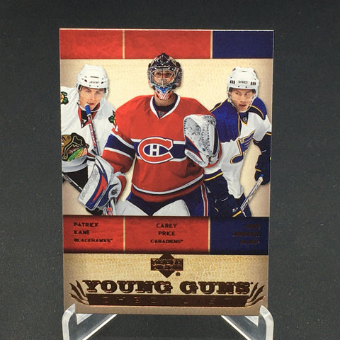 2007 UPPER DECK SERIES 1 - YOUNG GUNS CHECKLIST - P. KANE/ C. PRICE/ E. JOHNSON - #250 - RC
