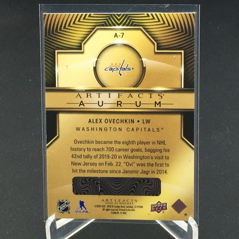 2020 UPPER DECK ARTIFACTS - AURUM - A. OVECHKIN -
