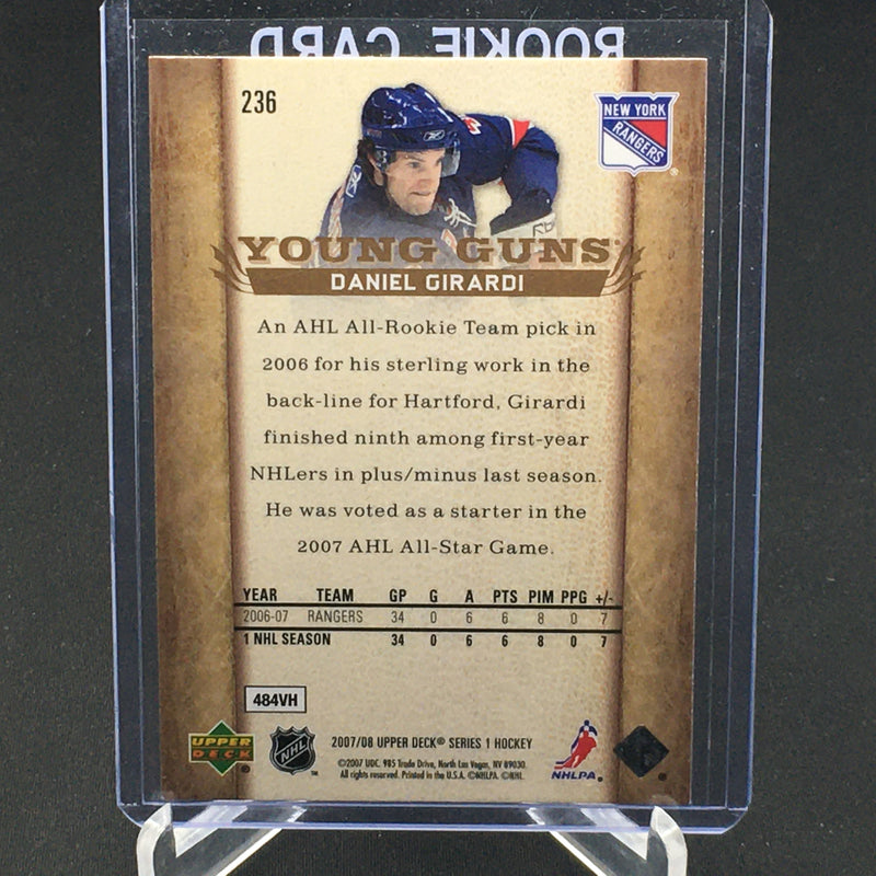 2007 UPPER DECK SERIES ONE - YOUNG GUNS - D. GIRARDI -