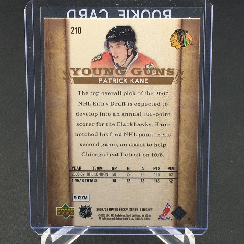 2007 UPPER DECK SERIES ONE - YOUNG GUNS - P. KANE -